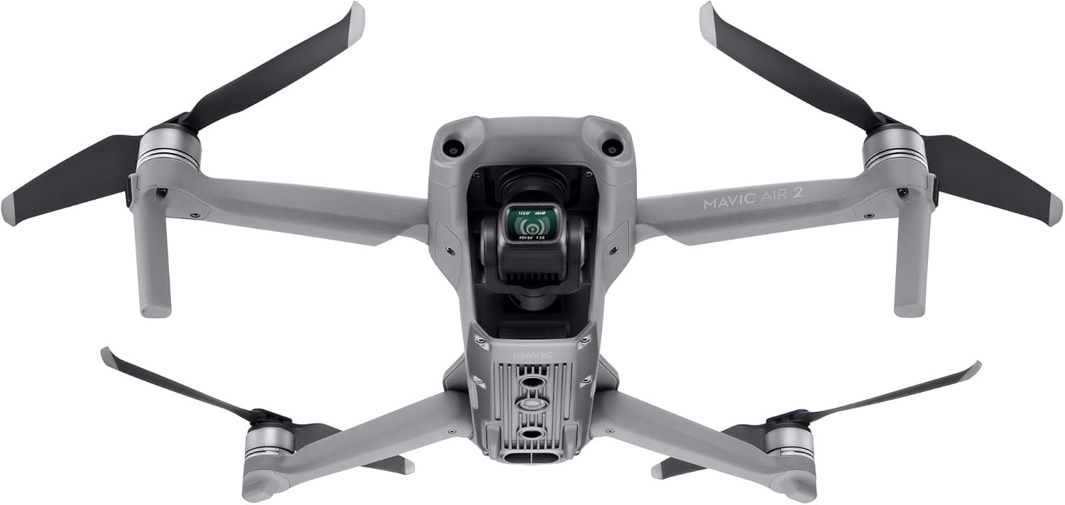 DJI Mavic Air 2 Fly More Combo with DJI Smart Controller - Drone Quadcopter UAV with 48MP Camera 4K Video 1/2" CMOS Sensor 3-Axis Gimbal 34 Minute Flight Time ActiveTrack 3.0, Grey