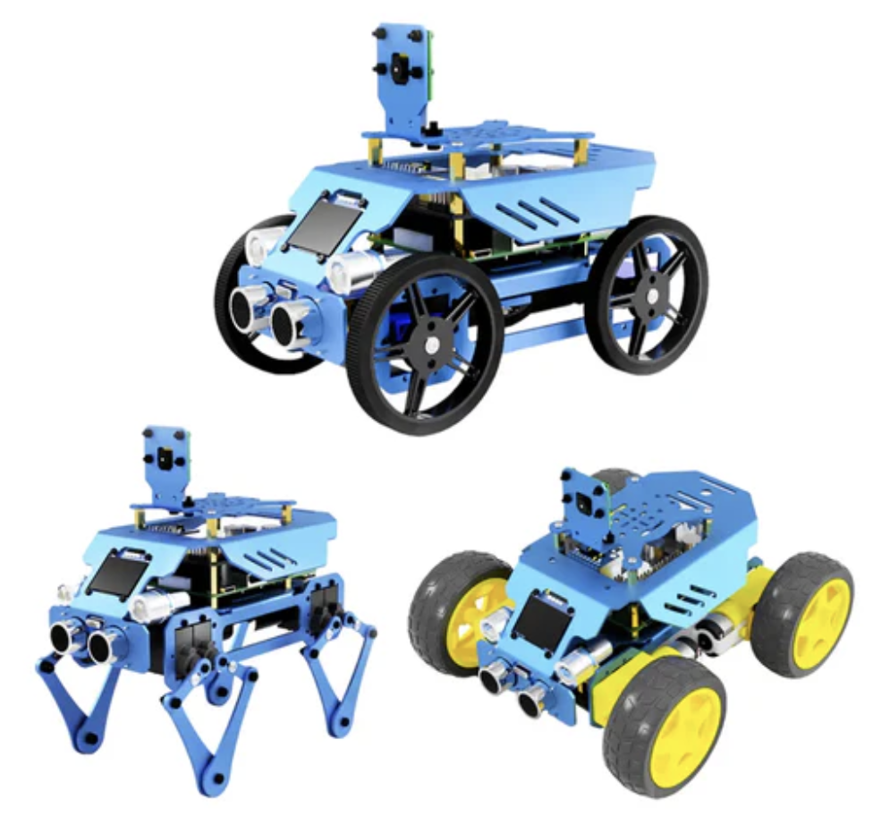 Adeept Alter All-in-One Raspberry Pi Smart Robot Car Kit (with Display and Tracking Function)