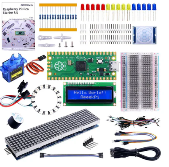 GEEEKPi Raspberry Pi Pico Starter Kit (MicroPython)