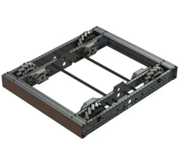 AndyMark AM14U5 Wheel Upgrade 6-Wheel Drop Center, 6 in. DuraOmni Wheels